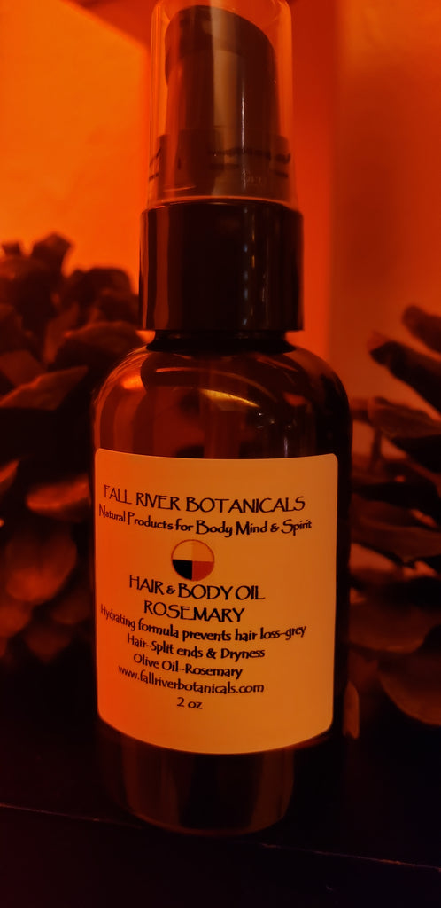 Rosemary + Sage Hair And Body Oil
